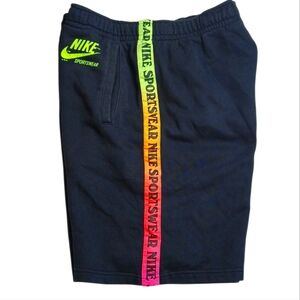 Nike High Visibility Alumni‎ Shorts Black/Pink/Yellow Size L